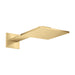 AXOR ShowerSolutions Showerhead 250 Square 2- Jet with Showerarm Trim, 1.75 GPM