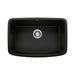 BLANCO 442941 Valea 27" Single Bowl Kitchen Sink - Coal Black