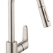 hansgrohe Focus Higharc Kitchen Faucet, 2-Spray Pull-Down, 1.5 GPM