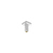 hansgrohe Pulsify E Extension Pipe for Ceiling Mount E, 4"