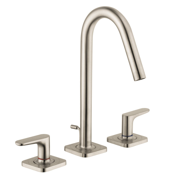 AXOR Citterio M Widespread Faucet 160 with Pop-Up Drain, 1.2 GPM