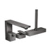 AXOR Edge 3-Hole Roman Tub Set Trim with 1.75 GPM Handshower - Diamond Cut