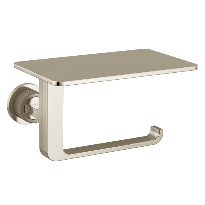 paper holder with shelf