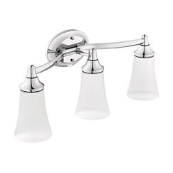 Moen YB2863 Chrome three globe bath light