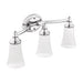 Moen YB2863 Chrome three globe bath light