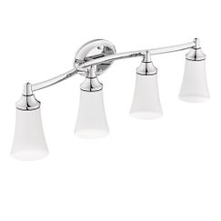 Moen YB2864 Chrome four globe bath light