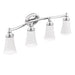 Moen YB2864 Chrome four globe bath light