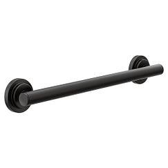 Moen YG0718 Matte black 18" designer grab bar