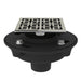 ROHL SDCI2-3142 Cast Iron 2" No Hub Drain Kit With 3142 Weave Decorative Cover