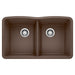 BLANCO 440182 Diamond Equal Double Bowl Kitchen Sink - Café