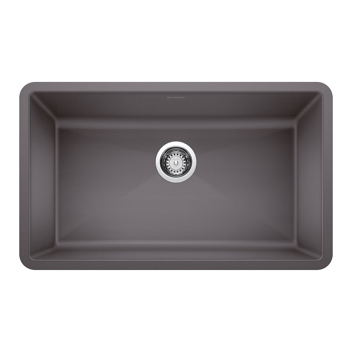 BLANCO 441478 Precis Super Single Bowl Kitchen Sink - Cinder