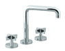 Kallista P24405-CR-CP One Deck-Mount Bath Faucet, Tall-Spout, Cross Handles
