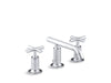 KOHLER K-14410-3 Purist Widespread bathroom sink faucet with Cross handles, 1.2 gpm