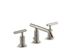 KOHLER K-14410-4 Purist Widespread bathroom sink faucet with Lever handles, 1.2 gpm