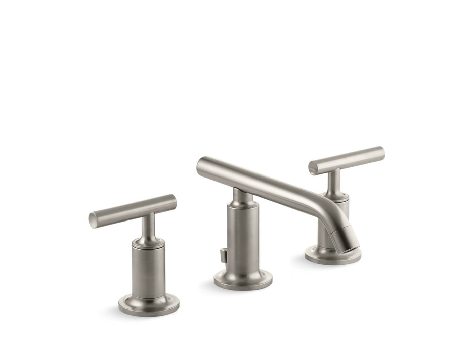 KOHLER K-14410-4 Purist Widespread bathroom sink faucet with Lever handles, 1.2 gpm