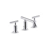 KOHLER K-14410-4 Purist Widespread bathroom sink faucet with Lever handles, 1.2 gpm