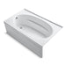 KOHLER K-1115-LA Windward 72" x 42" alcove bath, left drain