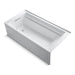 KOHLER K-1124-GHLAW Archer 72" x 36" alcove Heated BubbleMassage air bath with Bask heated surface, left drain