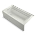 KOHLER K-1124-GHLAW Archer 72" x 36" alcove Heated BubbleMassage air bath with Bask heated surface, left drain