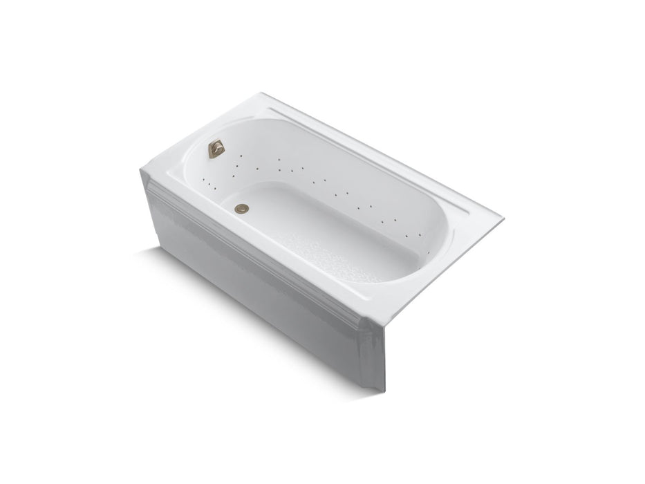 KOHLER K-723-GBN Memoirs 60" x 33-3/4" alcove BubbleMassage air bath, left drain