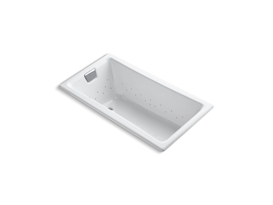 KOHLER K-852-GHCP Tea-for-Two 60" x 32" drop-in Heated BubbleMassage air bath