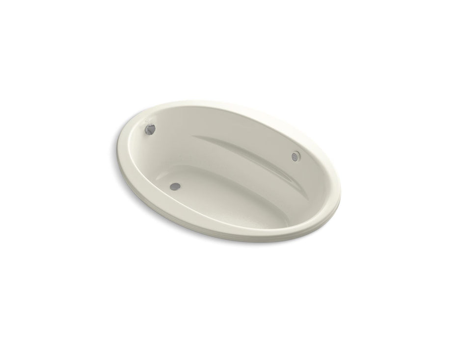 KOHLER K-1162-GHW Sunward 60" x 42" drop-in Heated BubbleMassage air bath with Bask heated surface