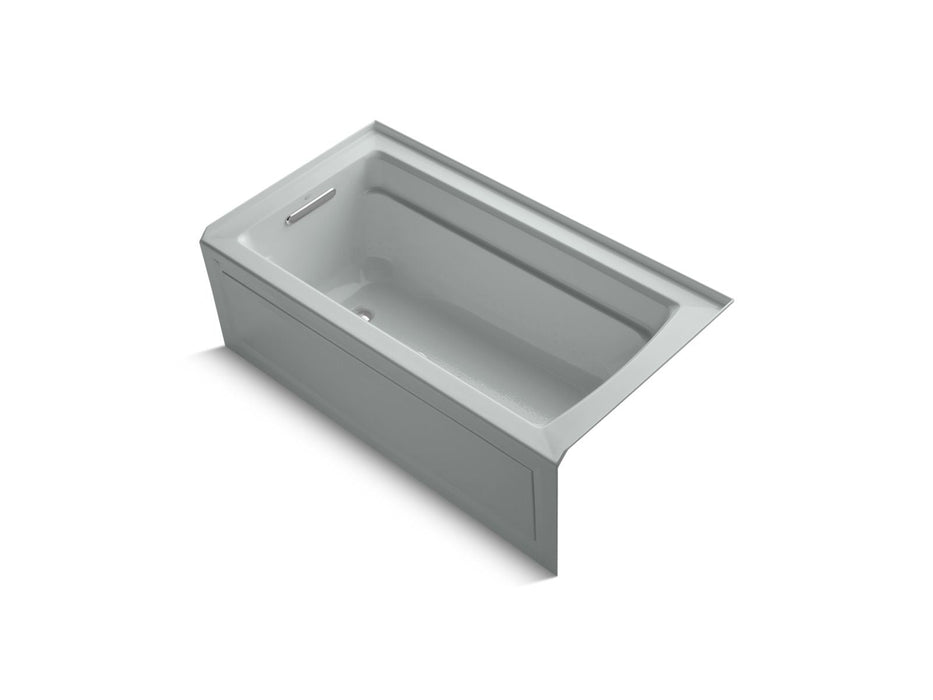 KOHLER K-1122-GHLA Archer 60" x 32" alcove Heated BubbleMassage air bath, left drain