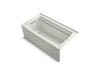 KOHLER K-1122-GHLA Archer 60" x 32" alcove Heated BubbleMassage air bath, left drain