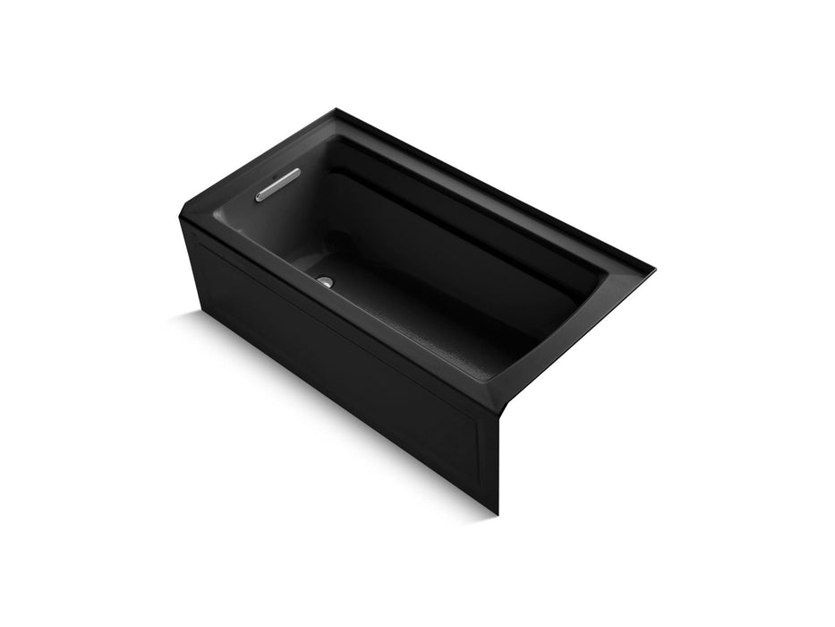 KOHLER K-1123-LAW Archer 60" x 32" alcove bath with Bask heated surface, left drain