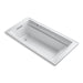 KOHLER K-1124-GHW Archer 72" x 36" drop-in Heated BubbleMassage air bath with Bask heated surface