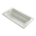 KOHLER K-1124-GHW Archer 72" x 36" drop-in Heated BubbleMassage air bath with Bask heated surface