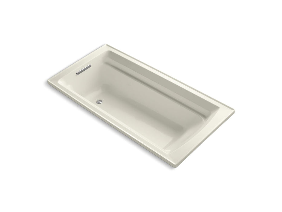 KOHLER K-1125-W1 Archer 72" x 36" drop-in bath with Bask heated surface