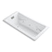 KOHLER K-865-JHB Tea-for-Two 71-3/4" x 36" drop-in/undermount whirlpool bath