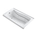 KOHLER K-1224-LW Mariposa 66" x 36" alcove whirlpool bath with Bask heated surface, left drain