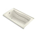 KOHLER K-1224-LW Mariposa 66" x 36" alcove whirlpool bath with Bask heated surface, left drain