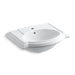 KOHLER K-2287-1 Devonshire 24-1/4" rectangular pedestal bathroom sink
