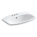 KOHLER K-2351-4 Cimarron 22-3/4" rectangle drop-in bathroom sink