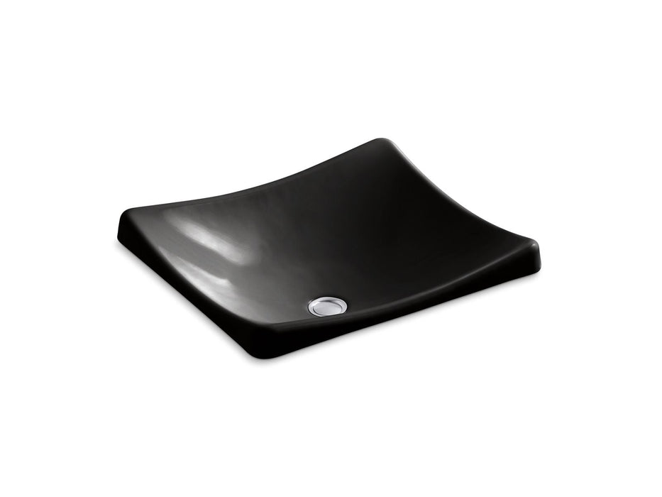 KOHLER K-2833 DemiLav 18-1/4" rectangular vessel bathroom sink, no overflow