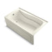 KOHLER K-1229-LAW Mariposa 66" x 36" alcove bath with Bask heated surface, left drain