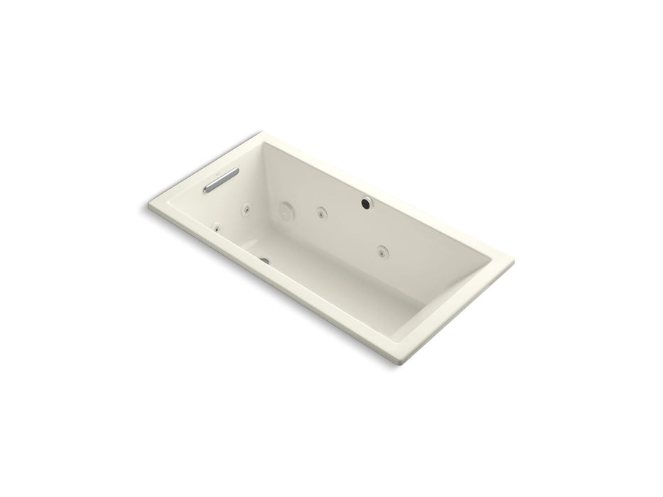 KOHLER K-1167-JH Underscore 60" x 30" drop-in heated whirlpool bath