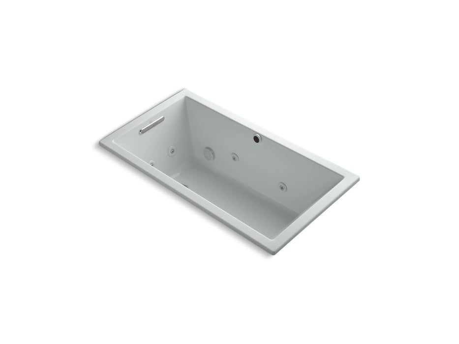 KOHLER K-1168-JH Underscore 60" x 32" drop-in heated whirlpool bath