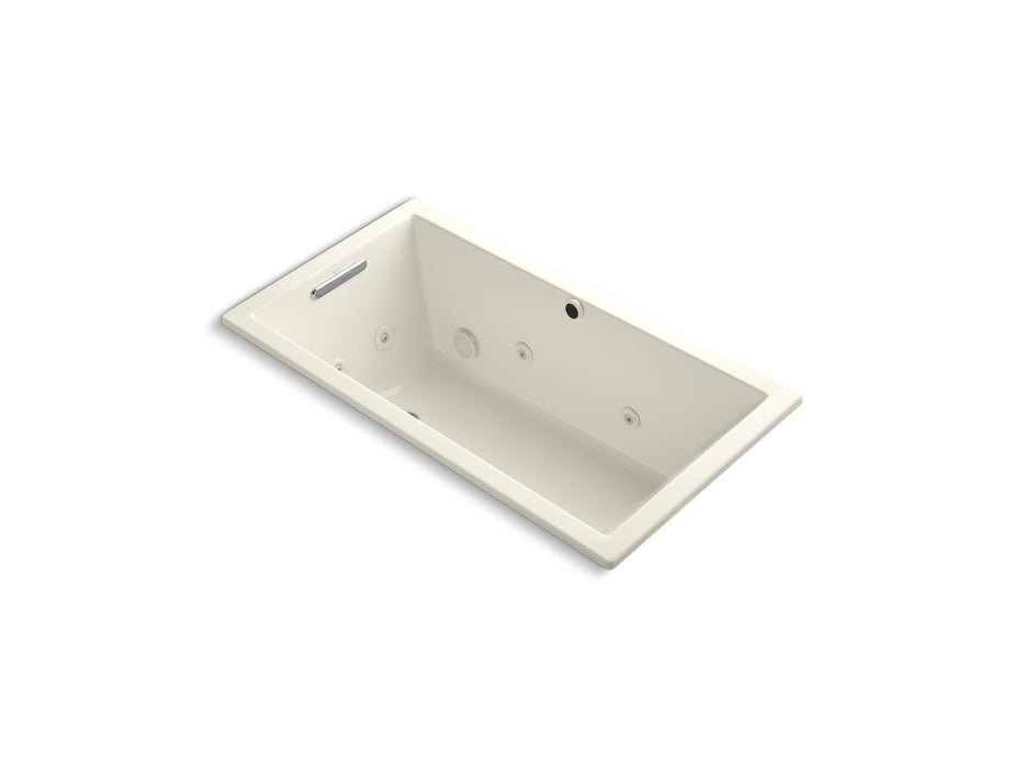 KOHLER K-1168-JH Underscore 60" x 32" drop-in heated whirlpool bath