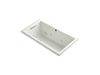 KOHLER K-1168-JH Underscore 60" x 32" drop-in heated whirlpool bath