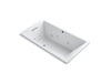 KOHLER K-1173-JH Underscore 66" x 36" drop-in heated whirlpool bath