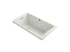KOHLER K-1173-JH Underscore 66" x 36" drop-in heated whirlpool bath