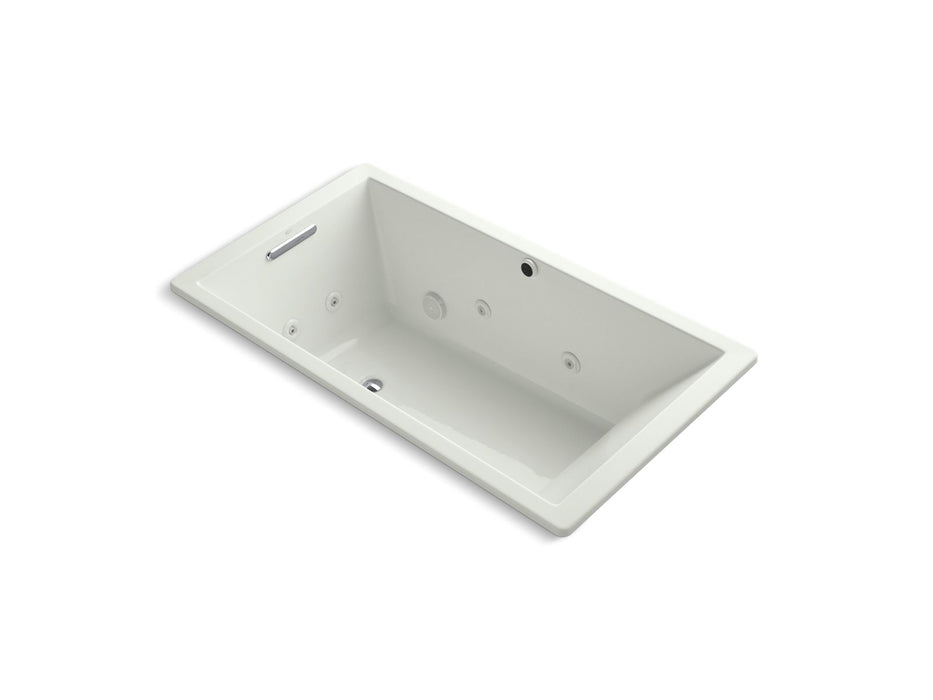 KOHLER K-1173-JH Underscore 66" x 36" drop-in heated whirlpool bath