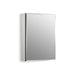 KOHLER K-CB-CLC2026FS 20" W x 26" H aluminum single-door medicine cabinet with mirrored door, beveled edges