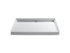 KOHLER K-9996 Groove 60" x 42" alcove shower base, rear center drain