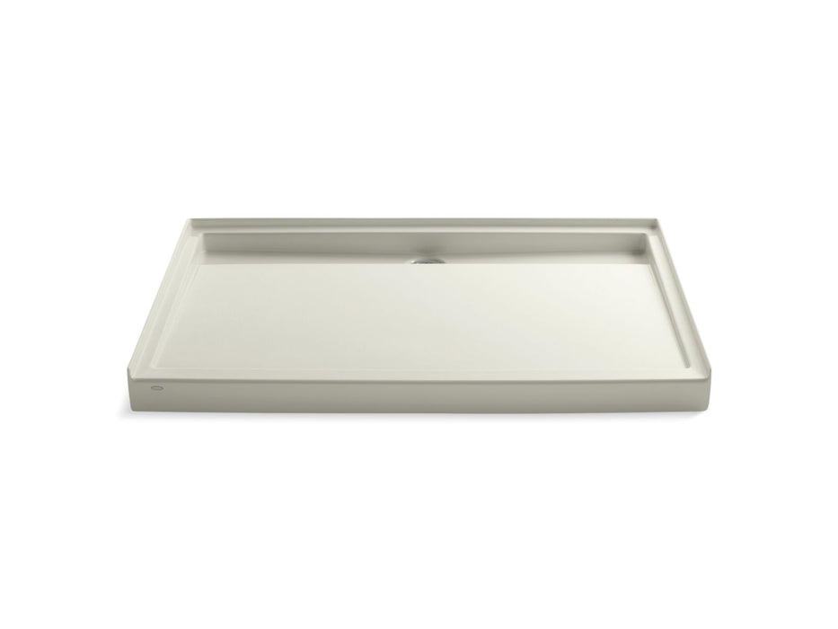 KOHLER K-9996 Groove 60" x 42" alcove shower base, rear center drain