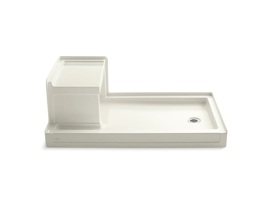 KOHLER K-1978 Tresham 60" x 36" alcove shower base, right drain